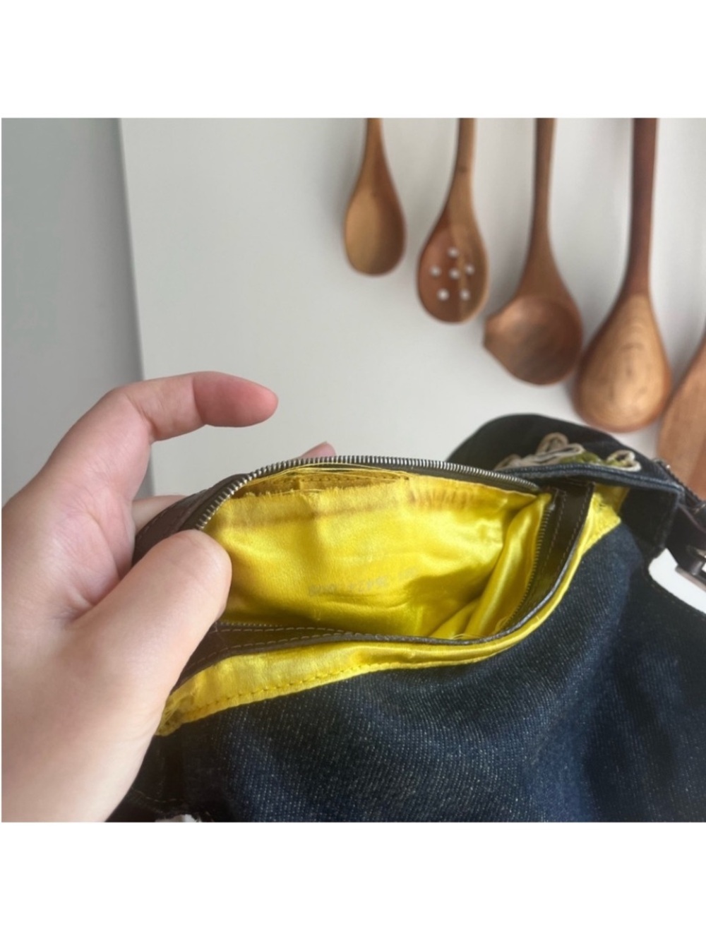 Fendi Denim Baguette Bag - Picture 10 of 12